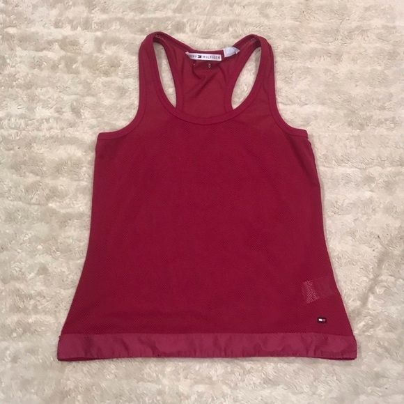 Tommy Hilfiger mesh racerback tank top Size Small - Picture 1 of 4